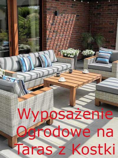 Wyposażenie ogrodowe Sklep Internetowy - idealne meble ogrodowe na taras z kostki brukowej